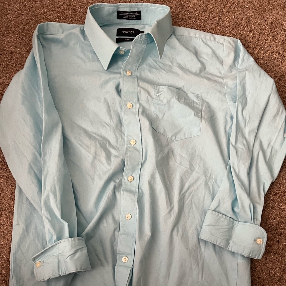 Nautica Boys dress shirt size XL